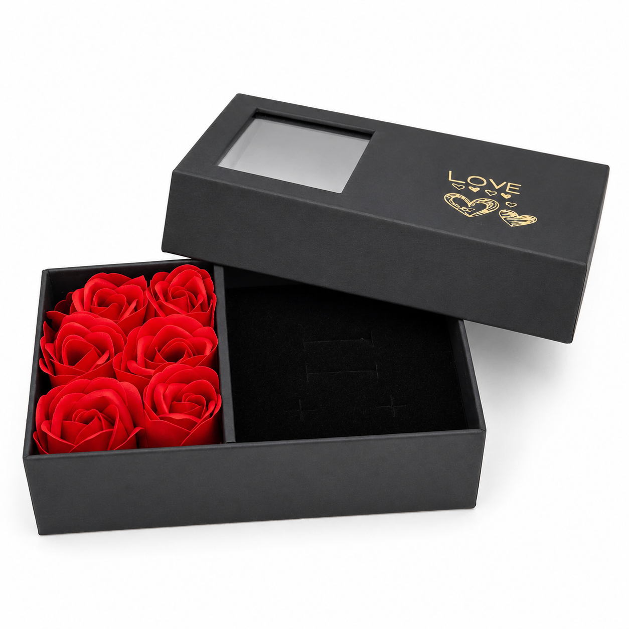 Rose Jewelry Gift Box – (15cm×9.5cm×4.5cm)