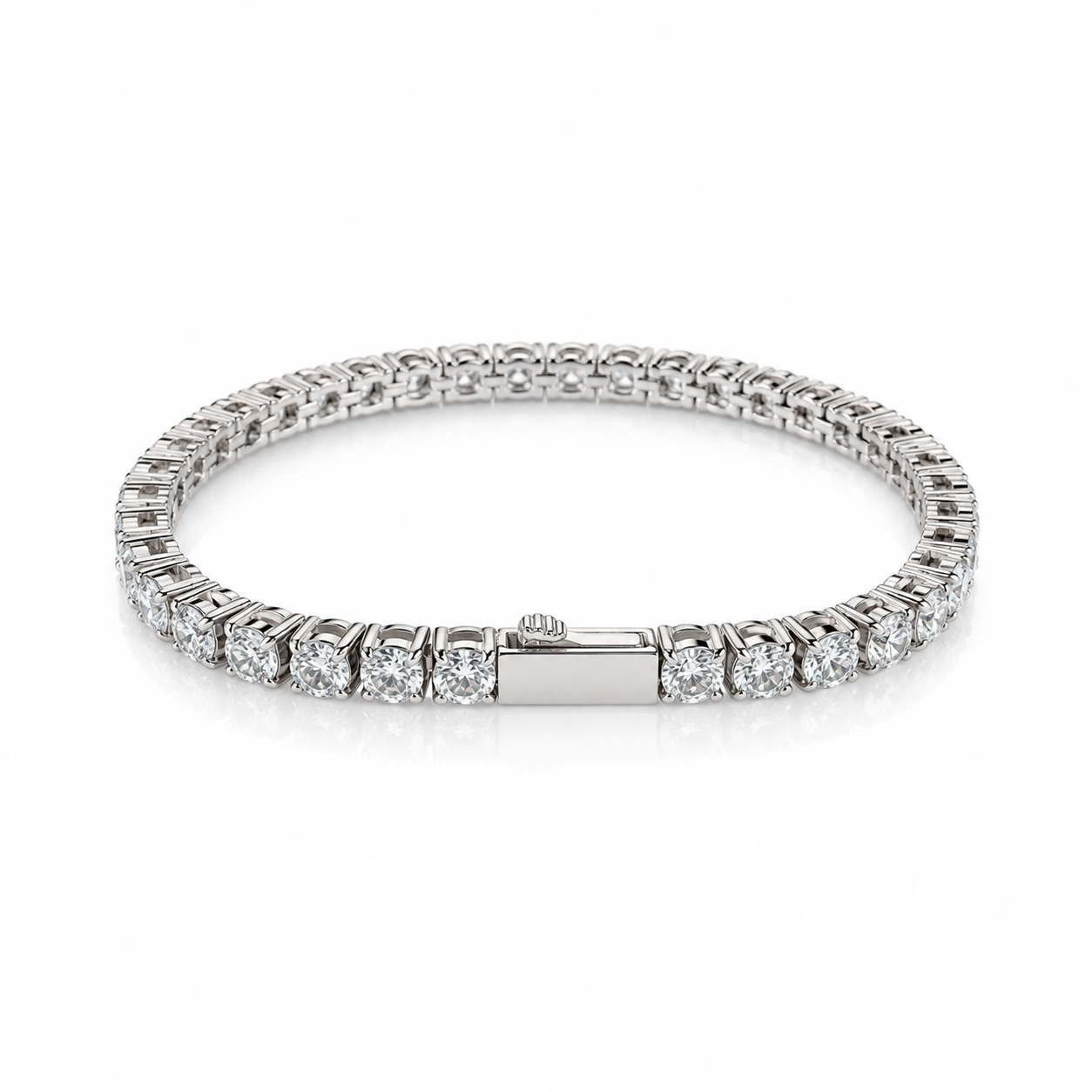 316L Stainless Steel Tennis Bracelet – (4 mm)