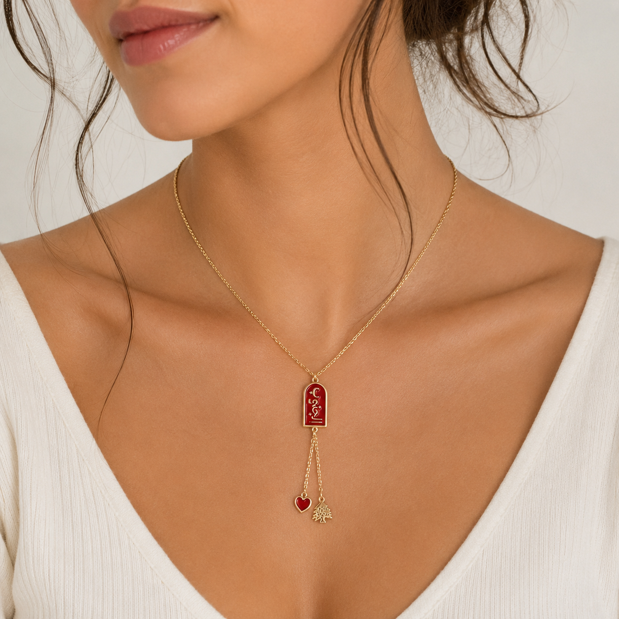 AlJanoub Necklace (الجنوب)