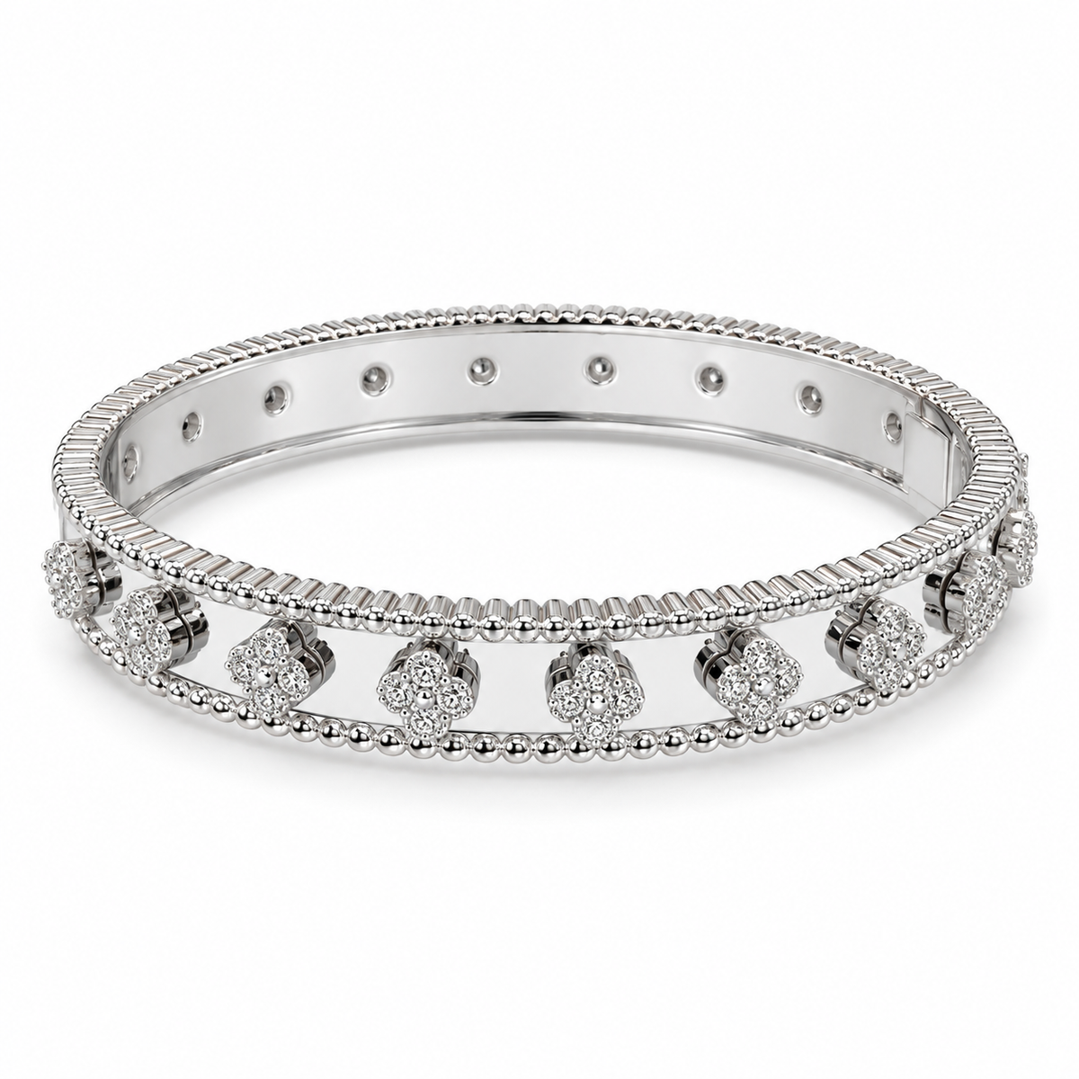 Crystal Floral Bangle