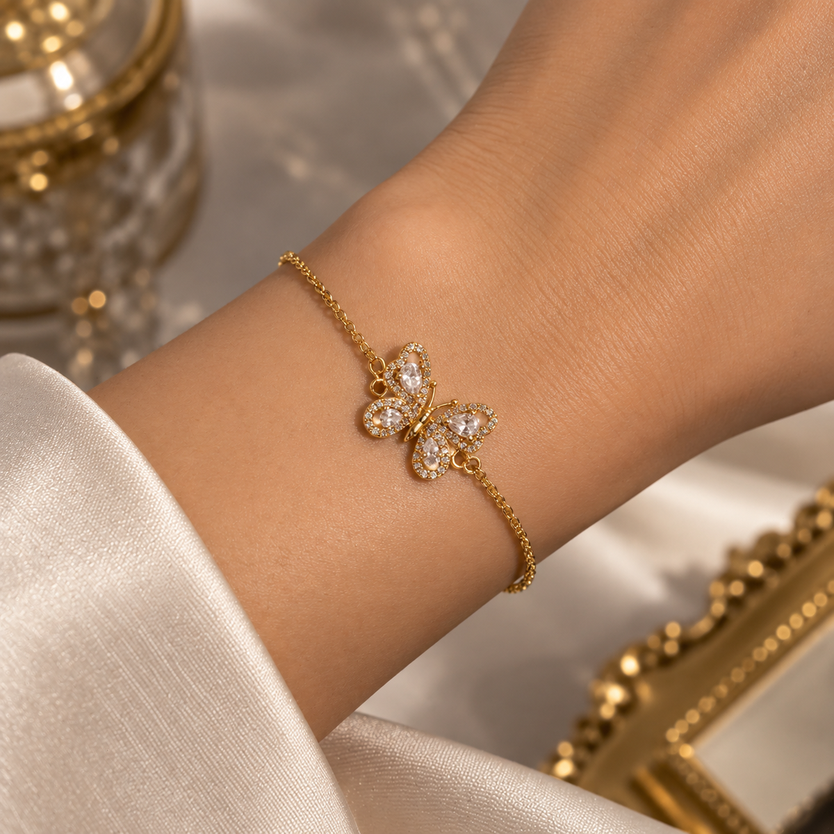 Golden Papillon Bracelet-royal