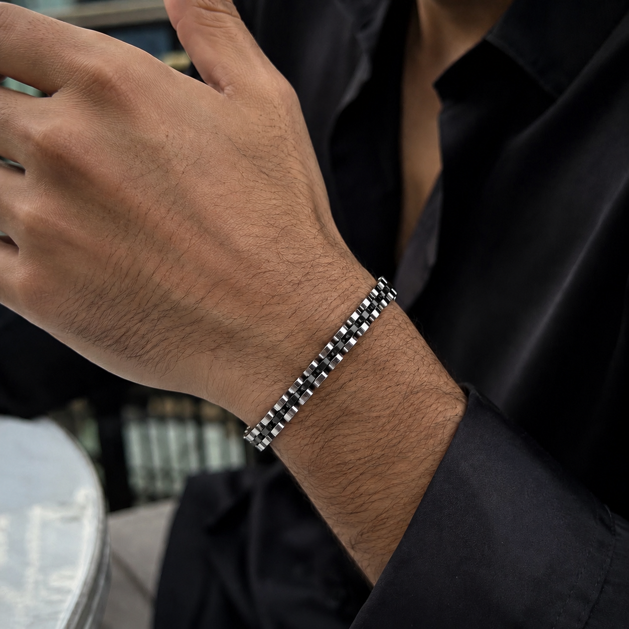 Rolex-Inspired Link Bracelet(8mm)