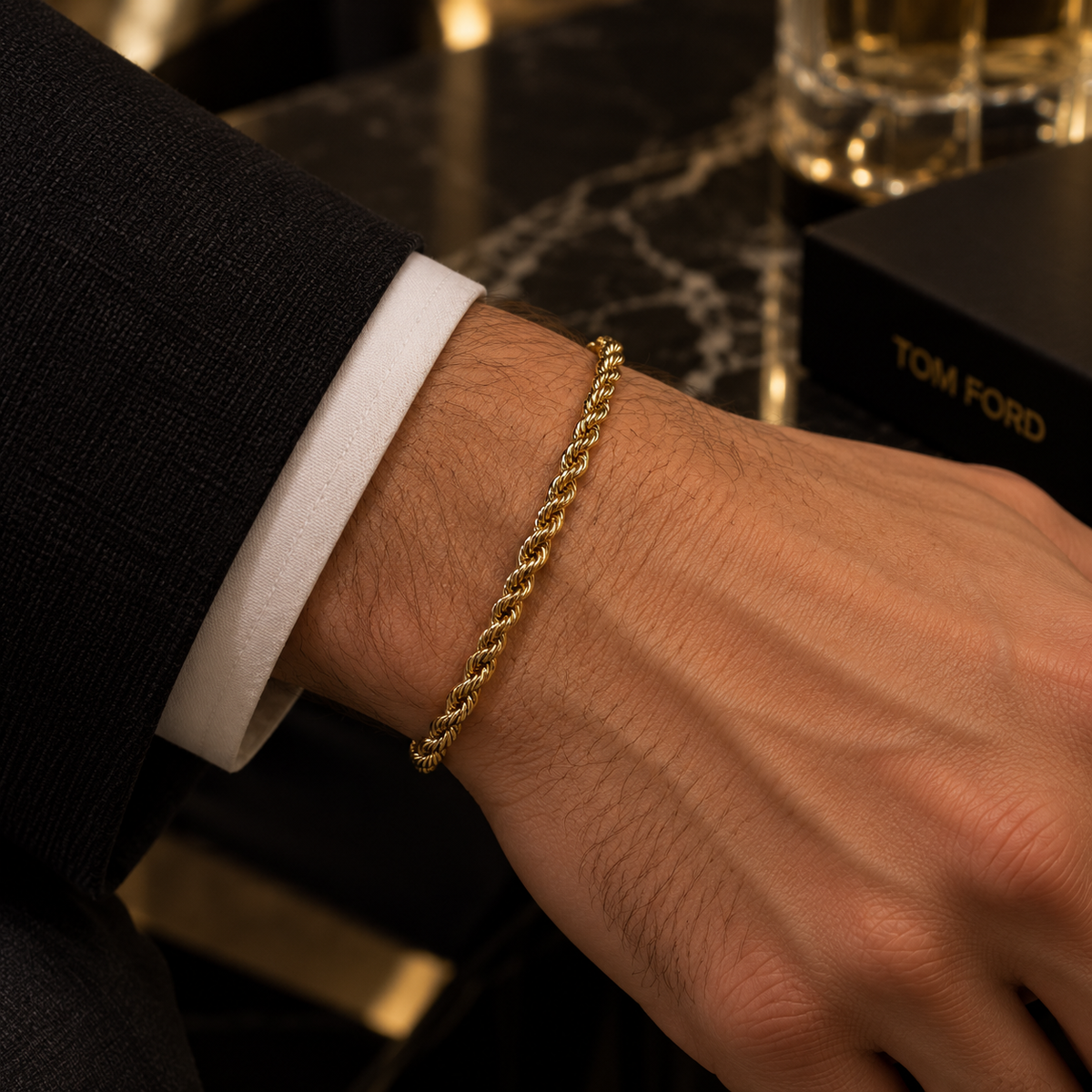 Men’s Rope twisted braided bracelet