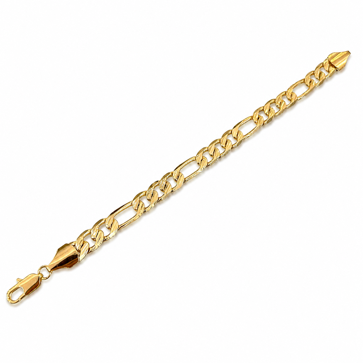 Half Striated Figaro Bracelet(10mm)