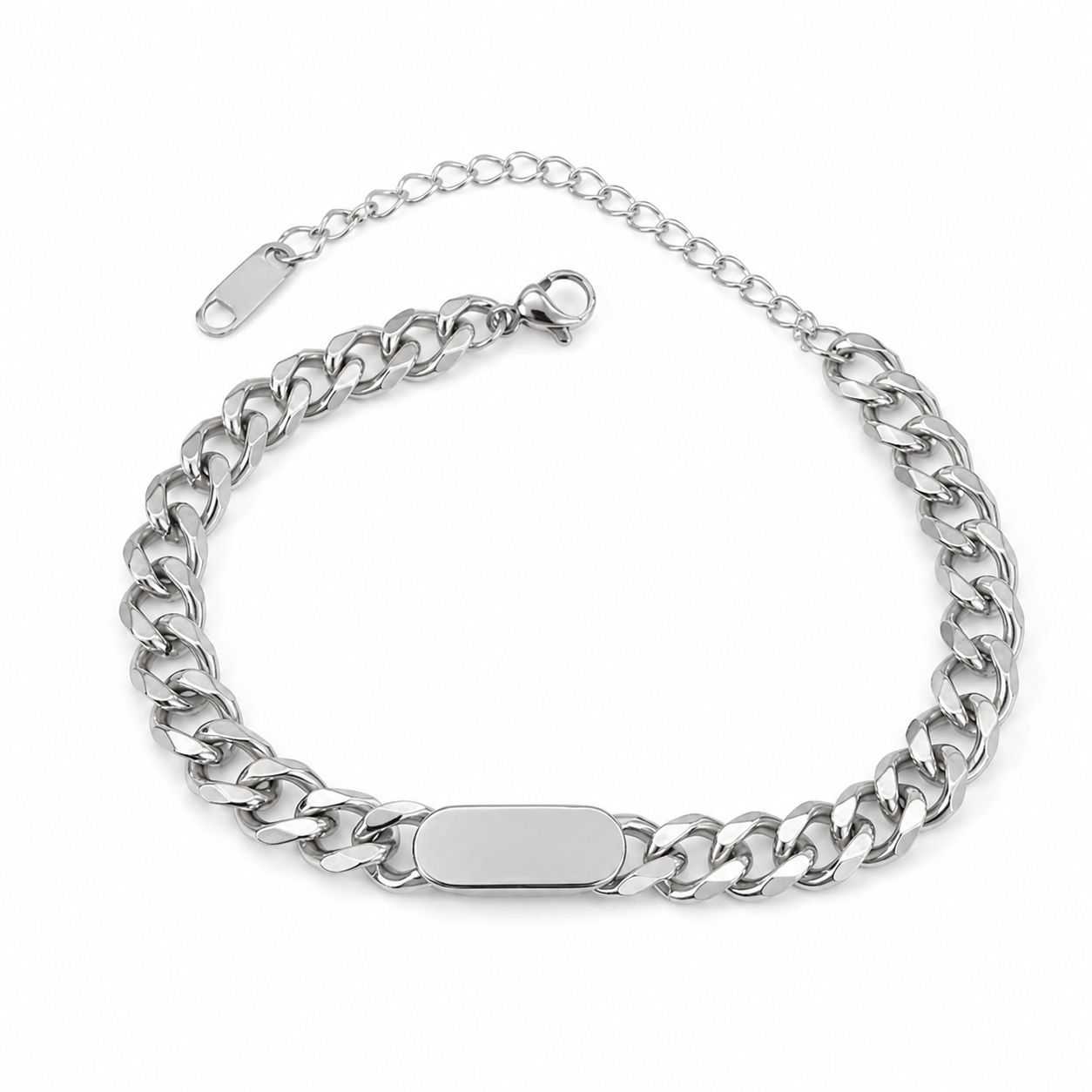 Cuban Chain Bracelet – Gold & Silver