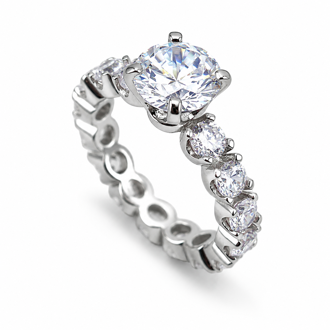 Silver 925 solitaire Ring – Silver Radiance Edition