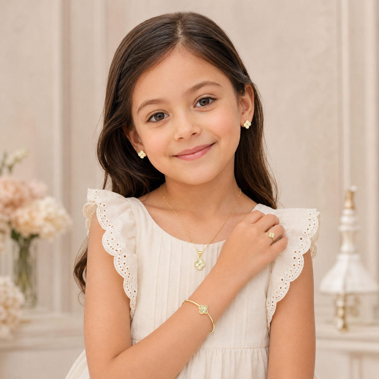 vancleef Golden Blossom Set β kids set