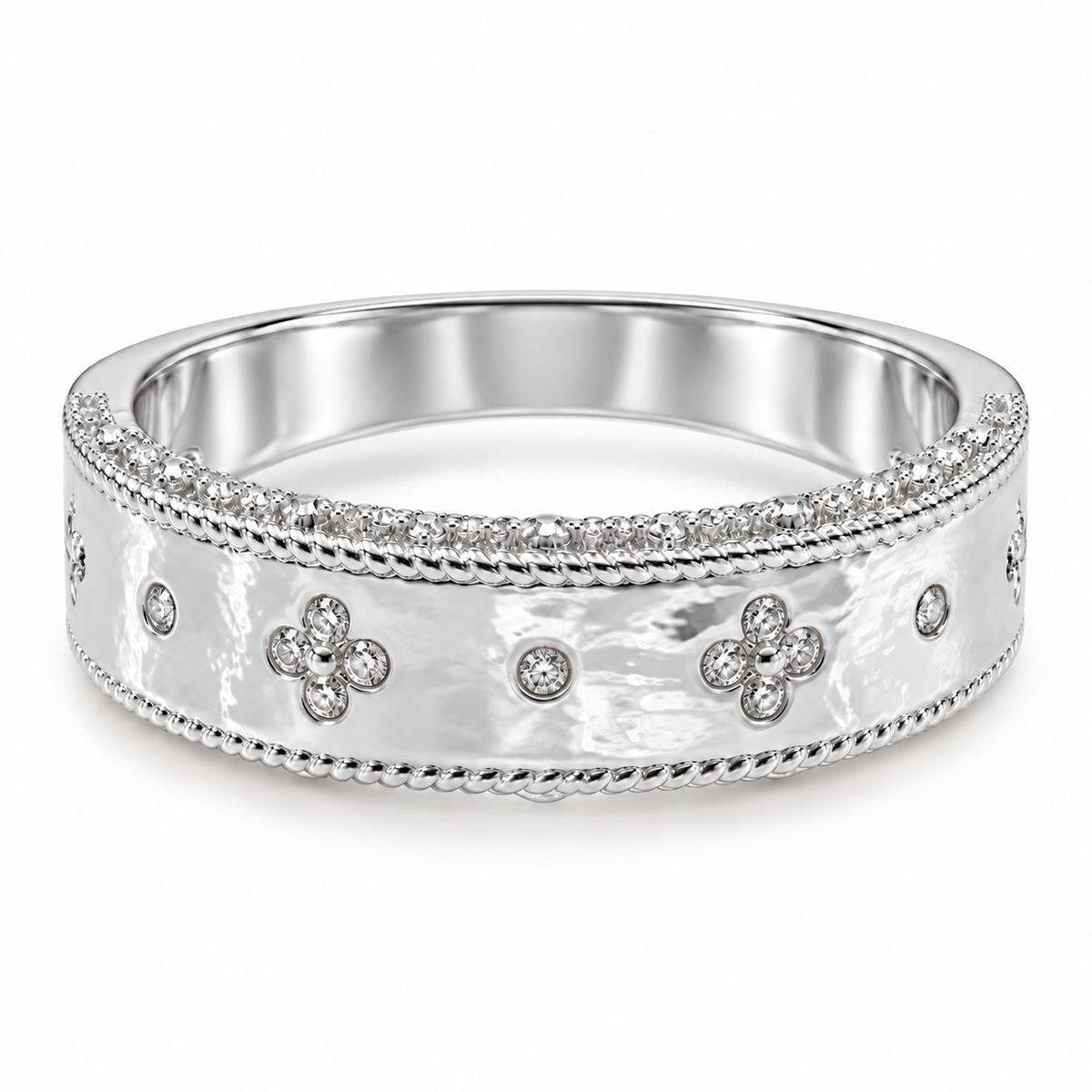 Vintage Bloom Band – Silver and gold
