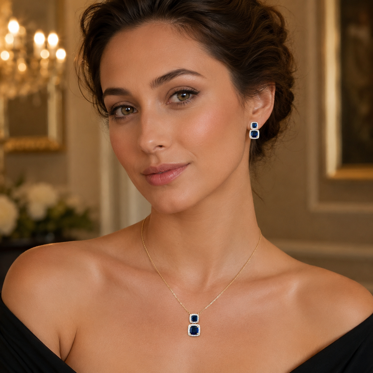 colored Glam Set – Crystal Elegance ✨