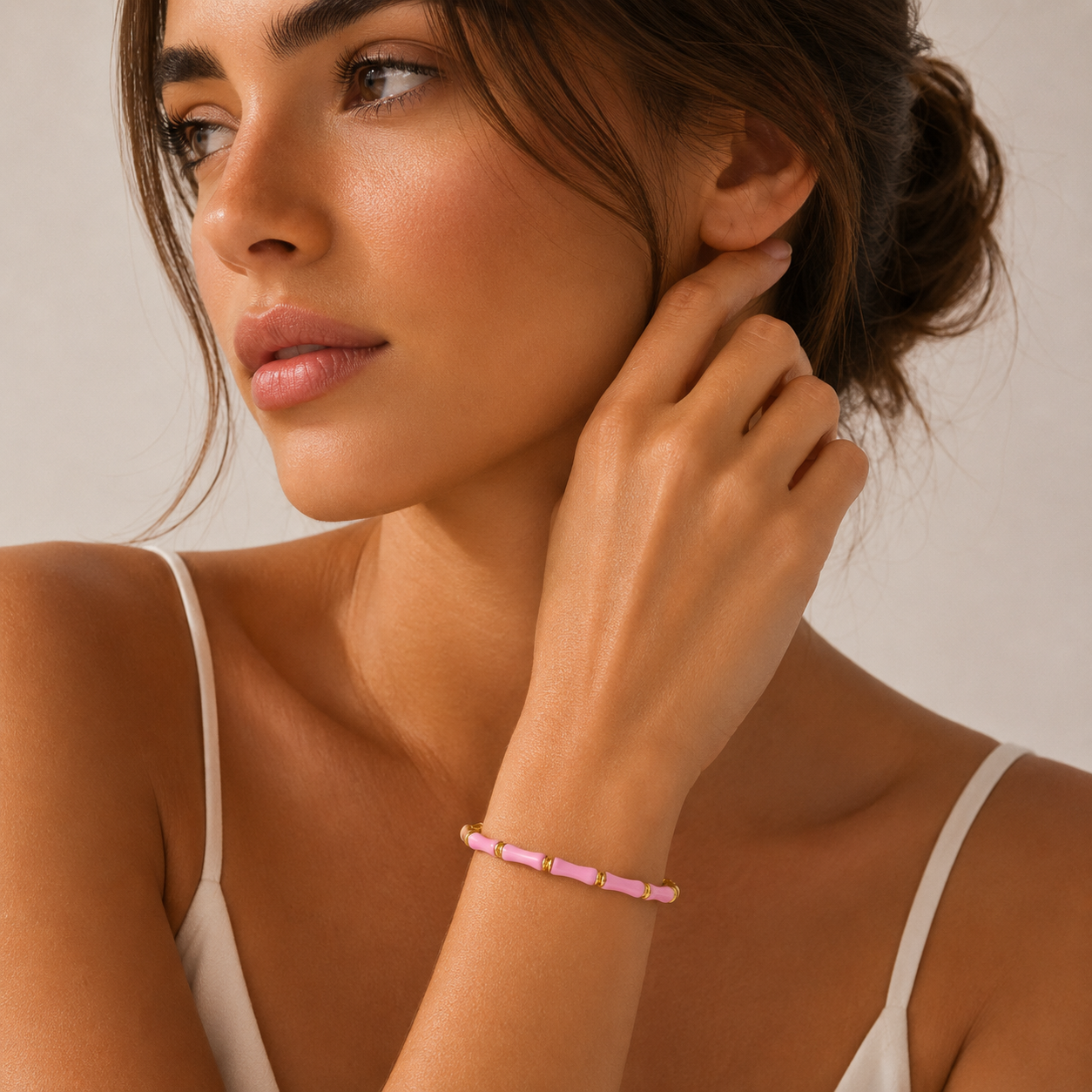 Bamboo Charm Bangle