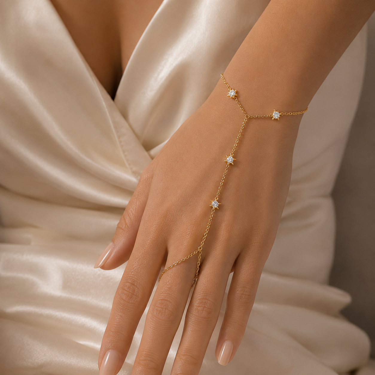 Sparkle star Hand Chain