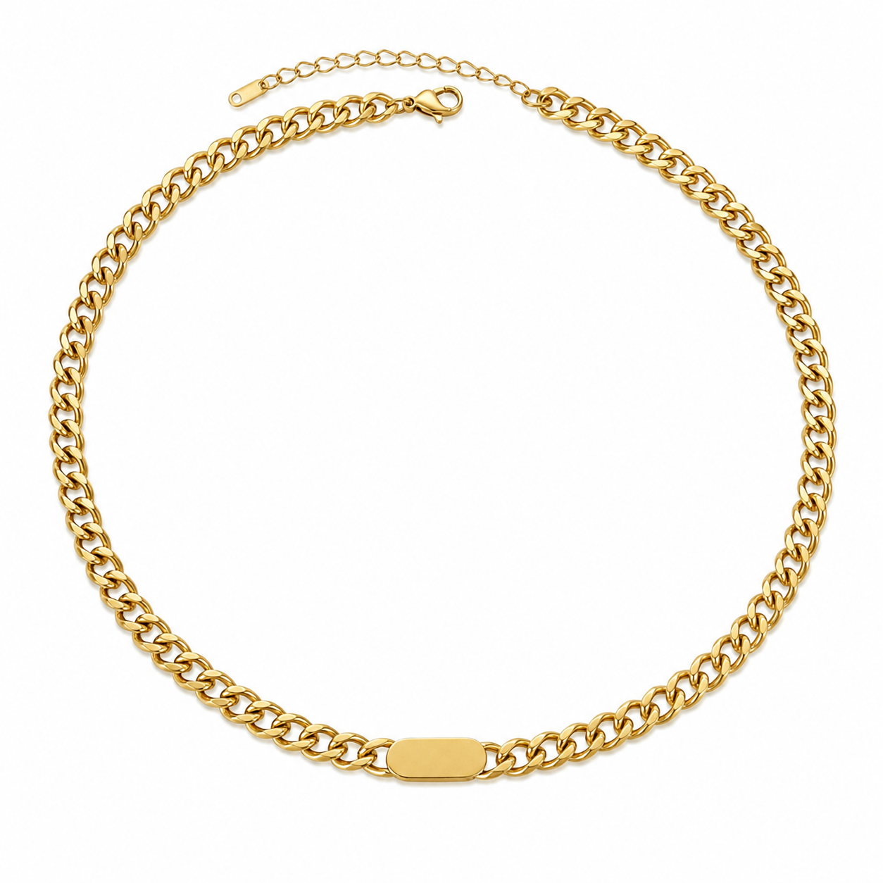 Cuban Chain Necklace – Gold & Silver ✨