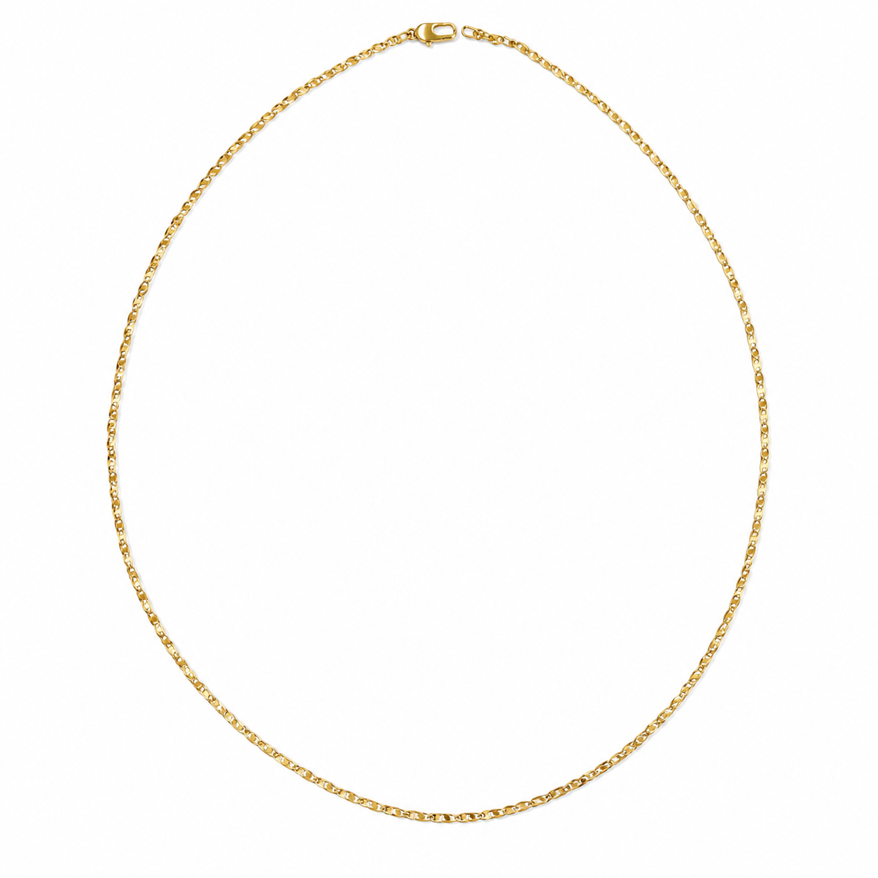 Gold-Tone thin Chain Necklace(60cm)