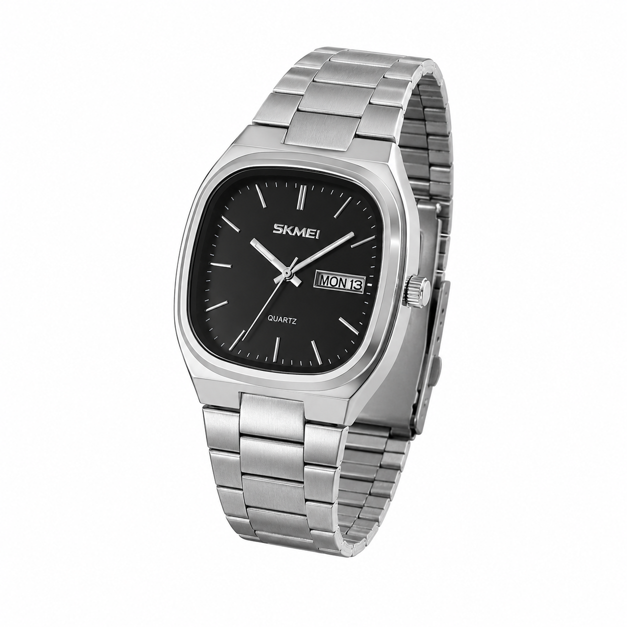 ⌚ Classic Stainless Steel Watch by SKMEI – Timeless & Reliable