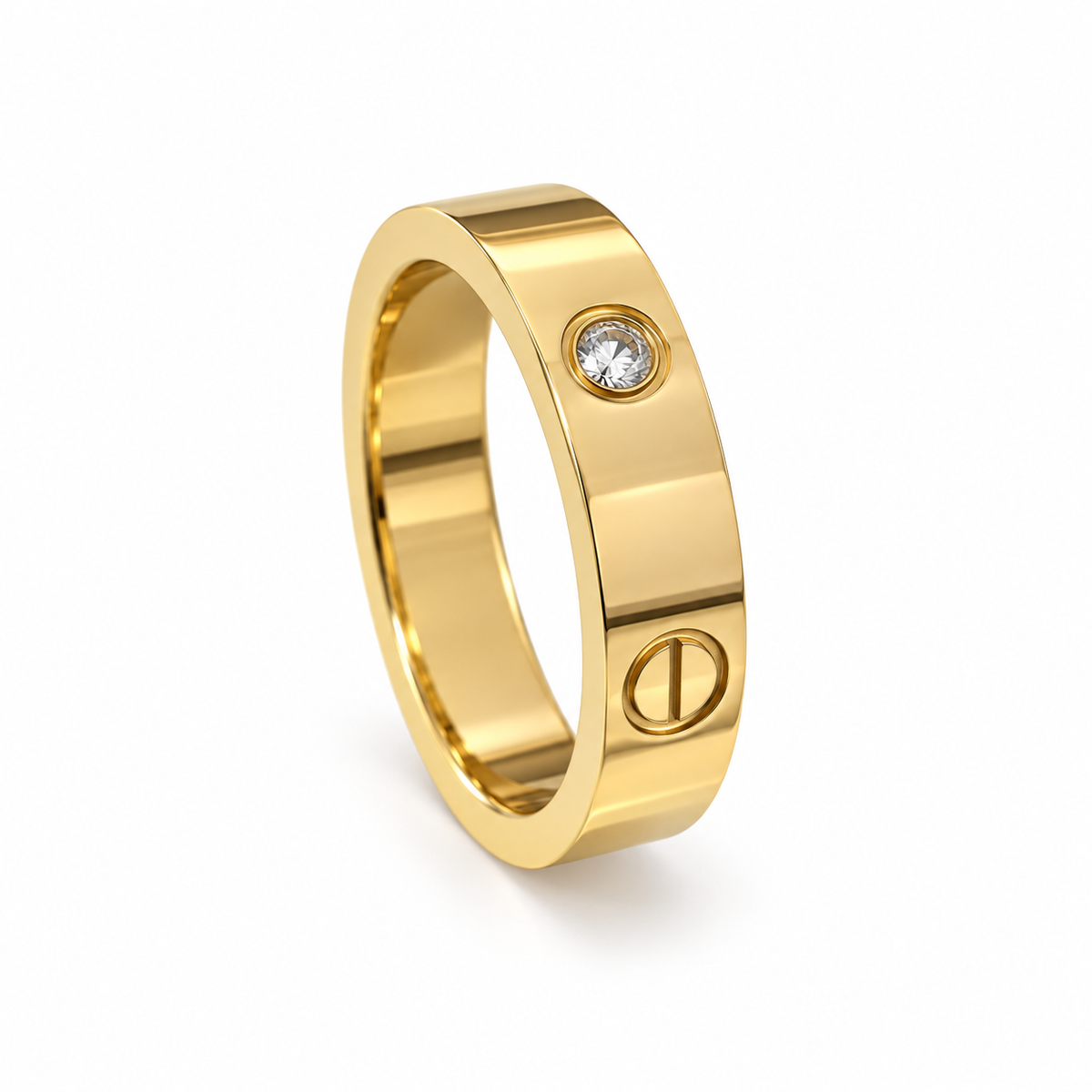 Strass Love Ring