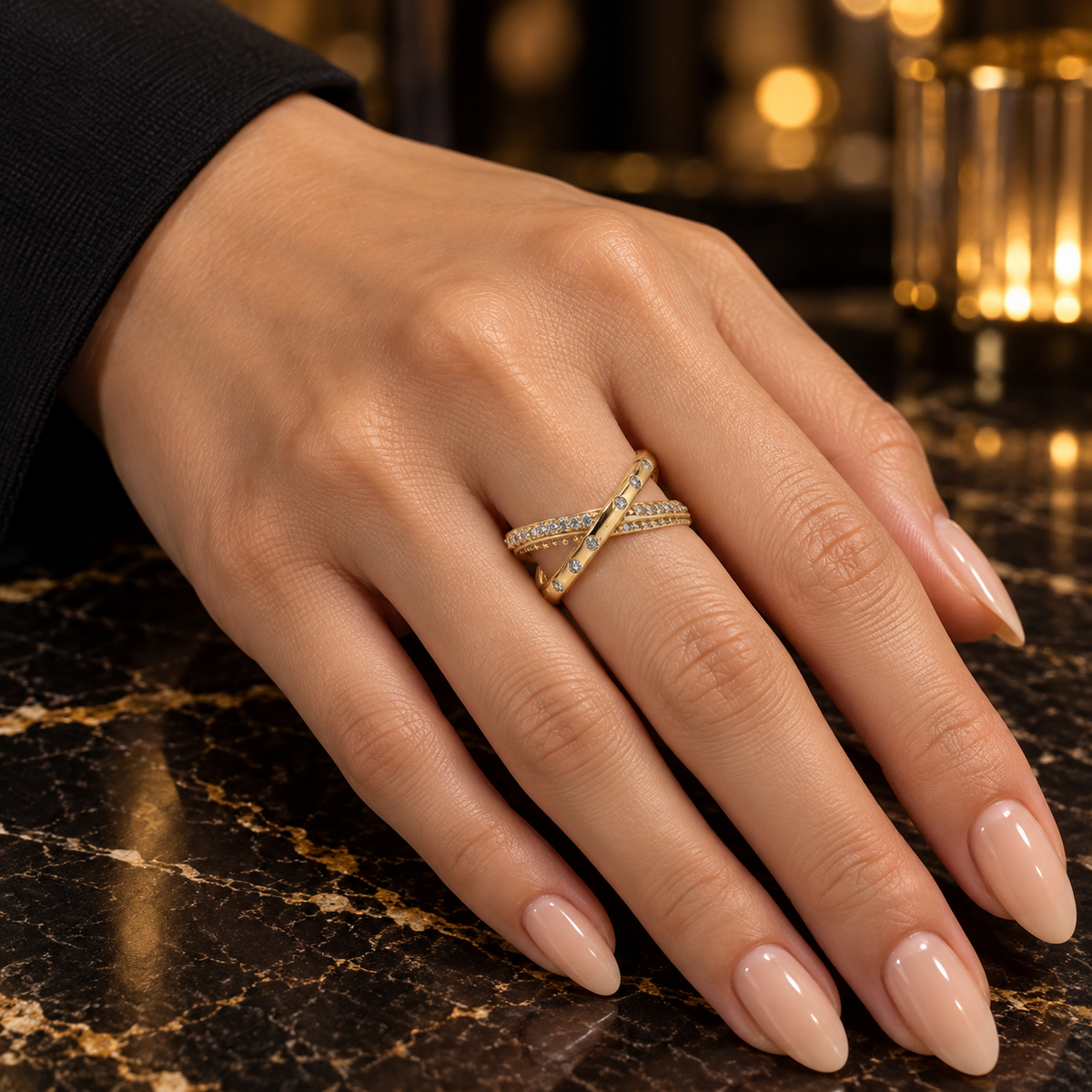 Twisted Elegance Ring