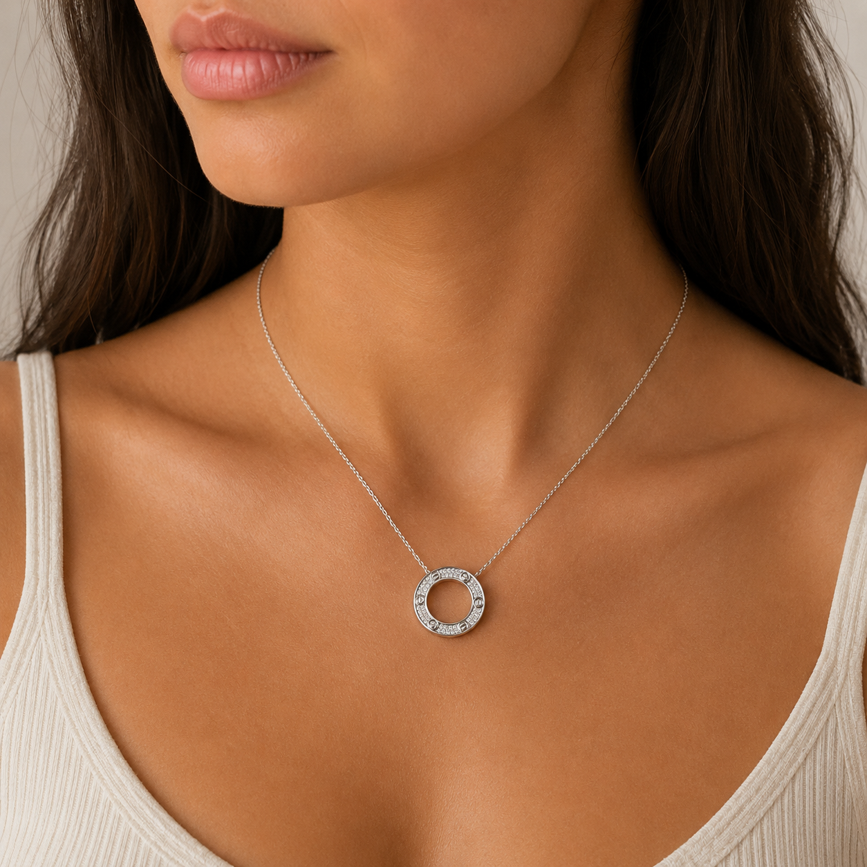 Eternal Circle Cartier Necklace 🔁💛