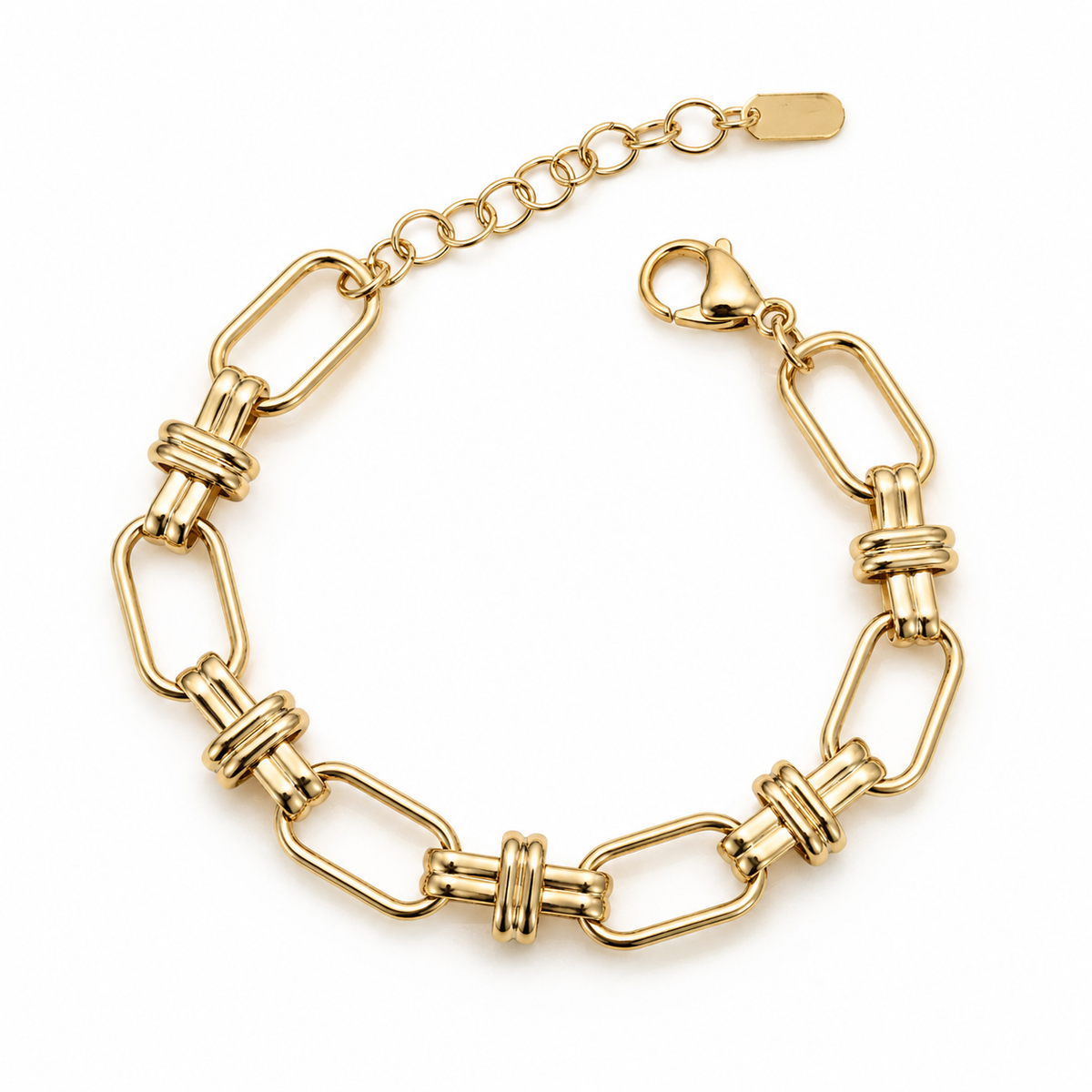 Sculpted Link Bracelet