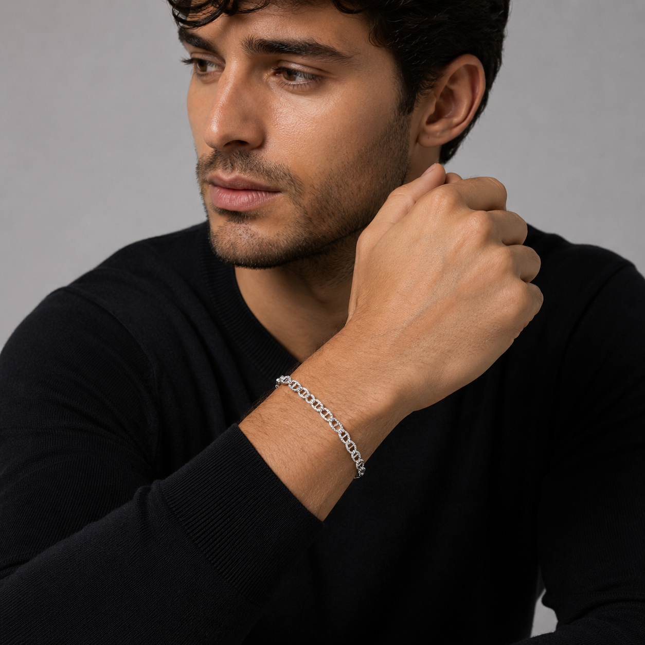 925 Silver Cartier bracelet– Water-Resistant