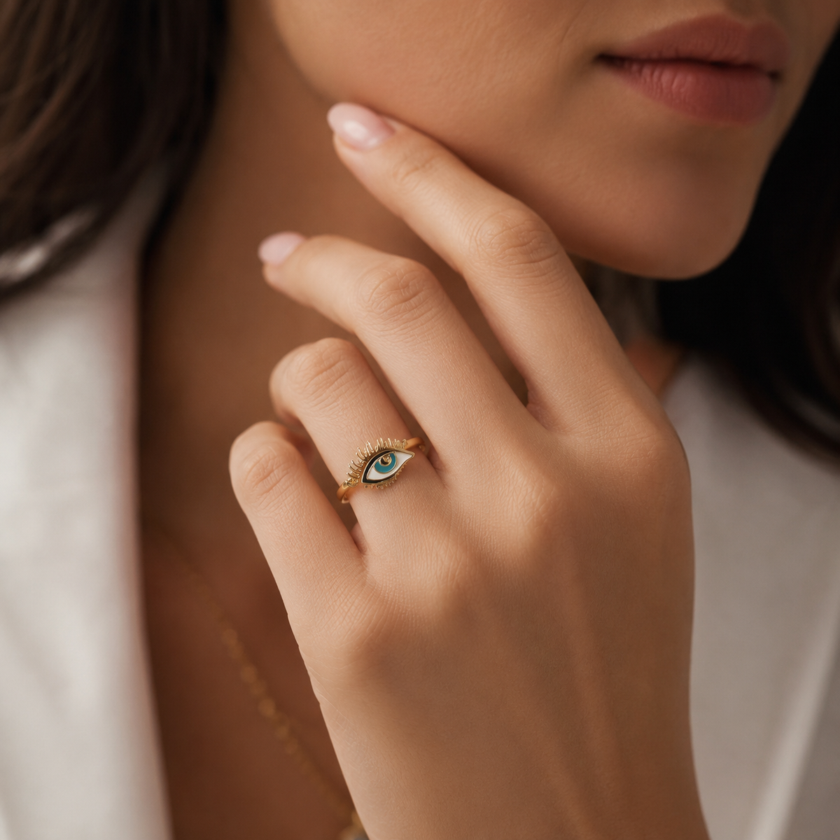 HAIFA'S Eye Gold Ring