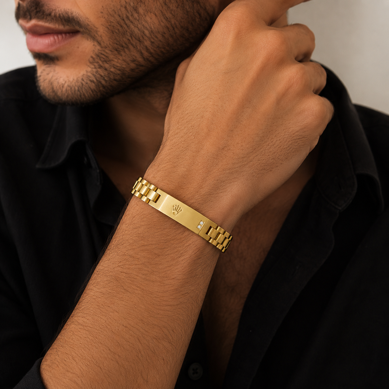 Rolex Crown Emblem Link Bracelet
