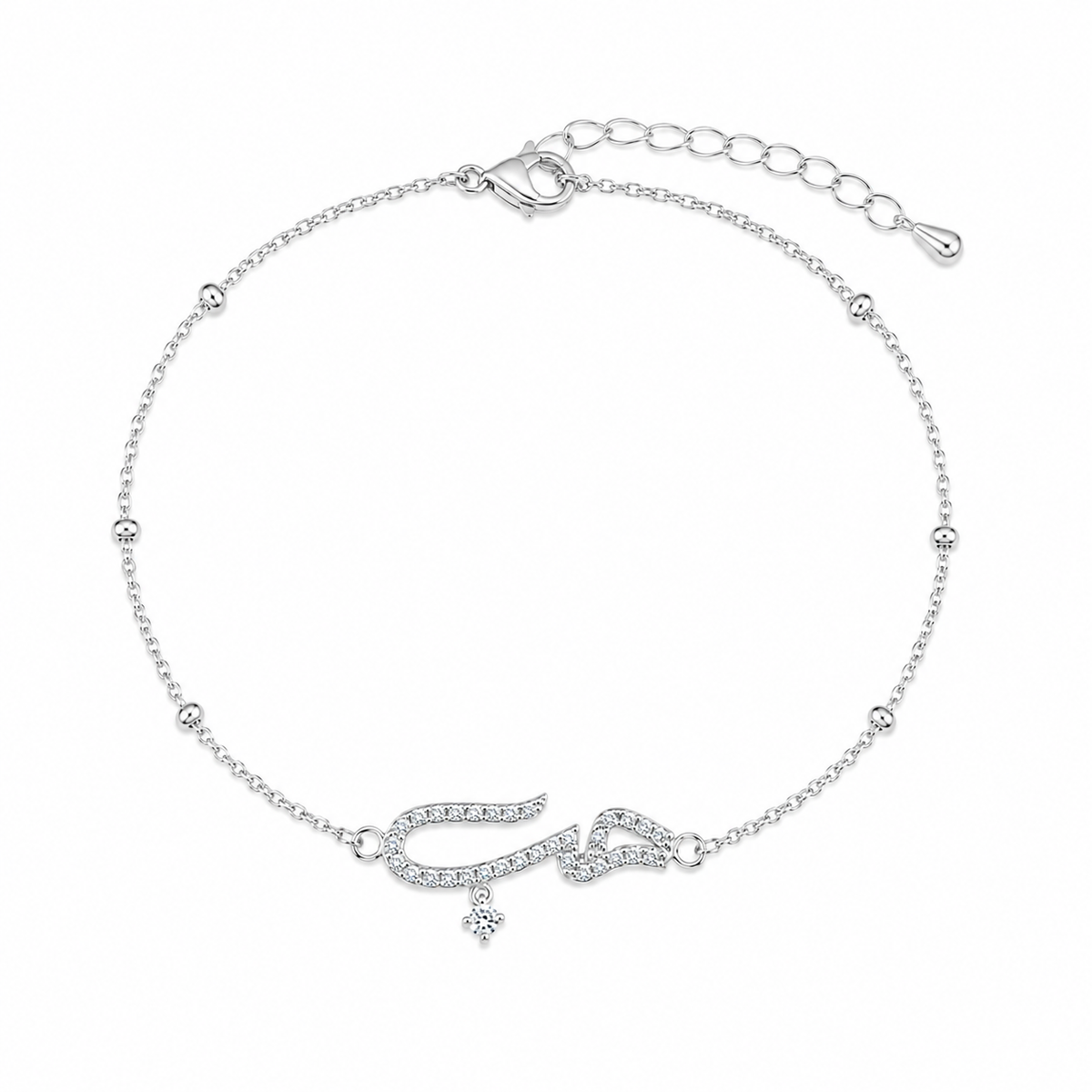 minimalistic Arabic Love Script Bracelet (Gold & Silver)