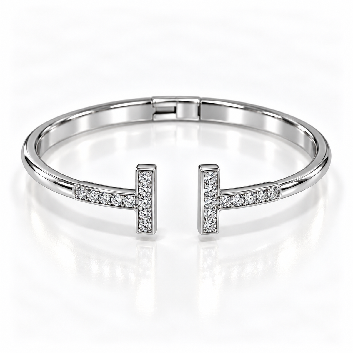 Tiffan-y With stone Link Bangle