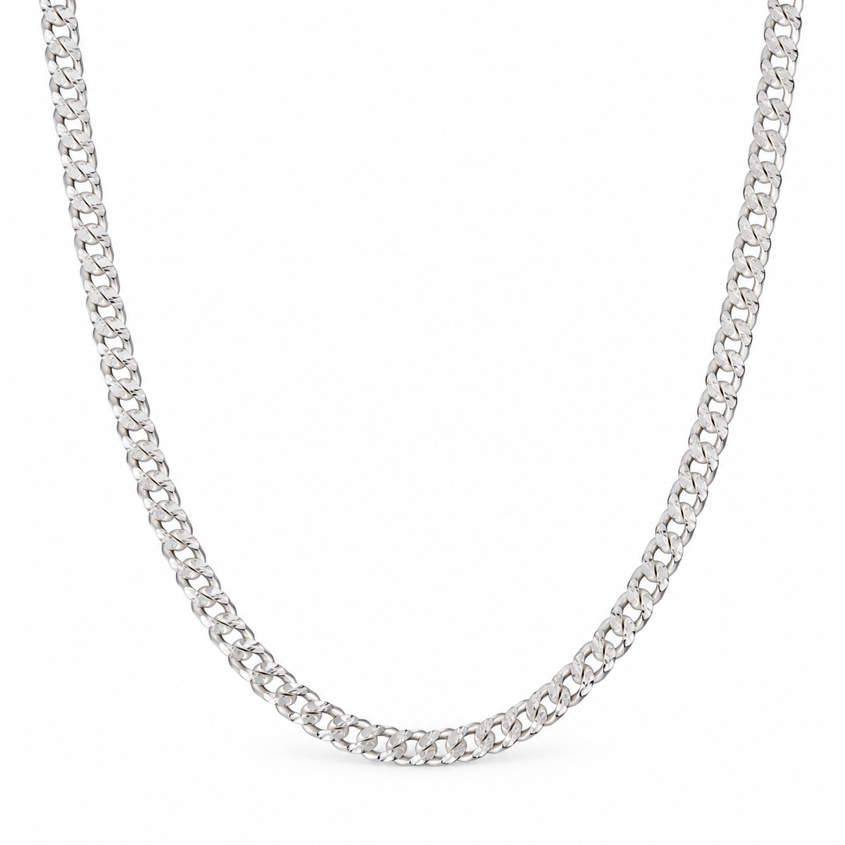 Silver 925 Bold gourmet Curb Chain
