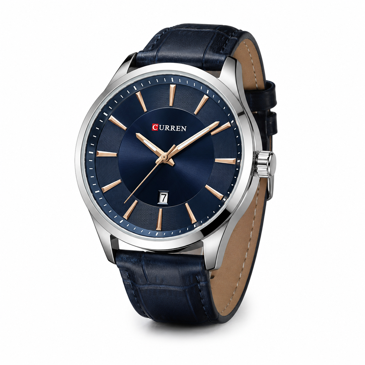 ⌚ Curren Classic Leather Watch – Available in 3 Elegant Colors