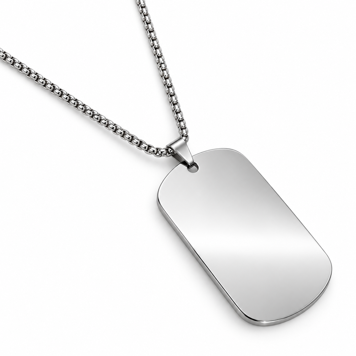 Classic Tag Pendant Necklace (60cm)✨🔗