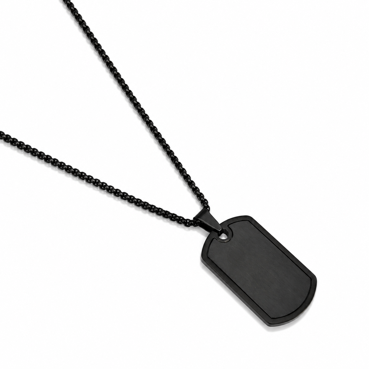 Men’s Tag Necklace –(60 cm)