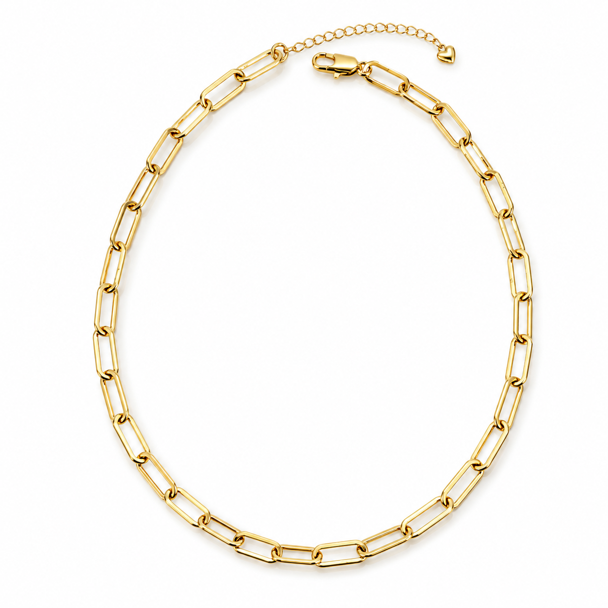 Paperclip Chain Necklace –45cm