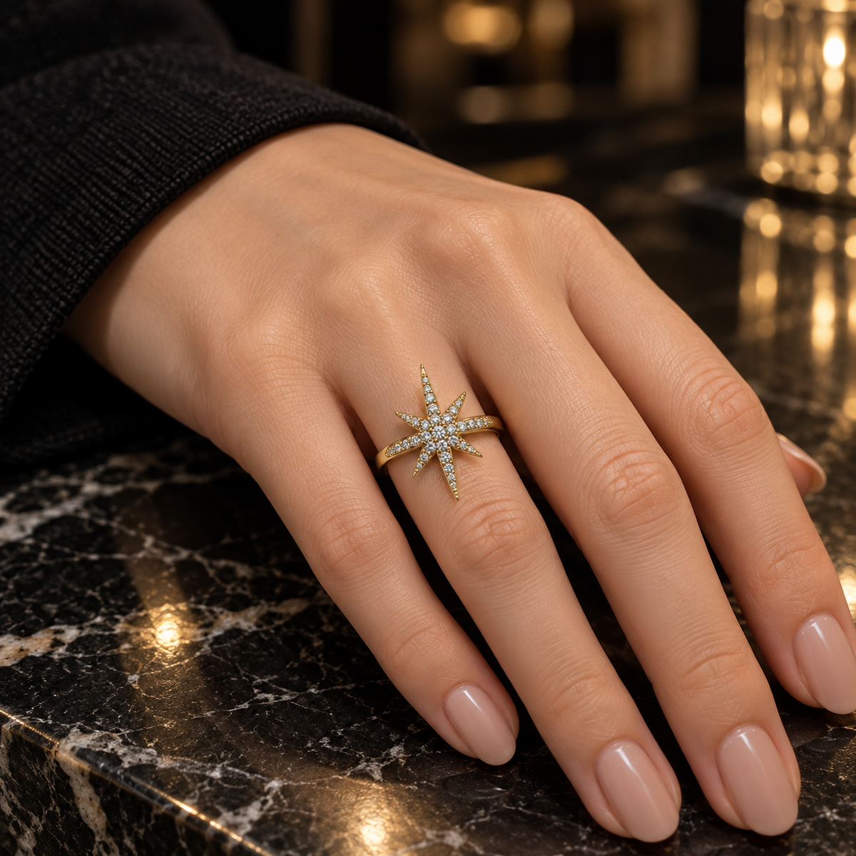 Star Crystal Ring