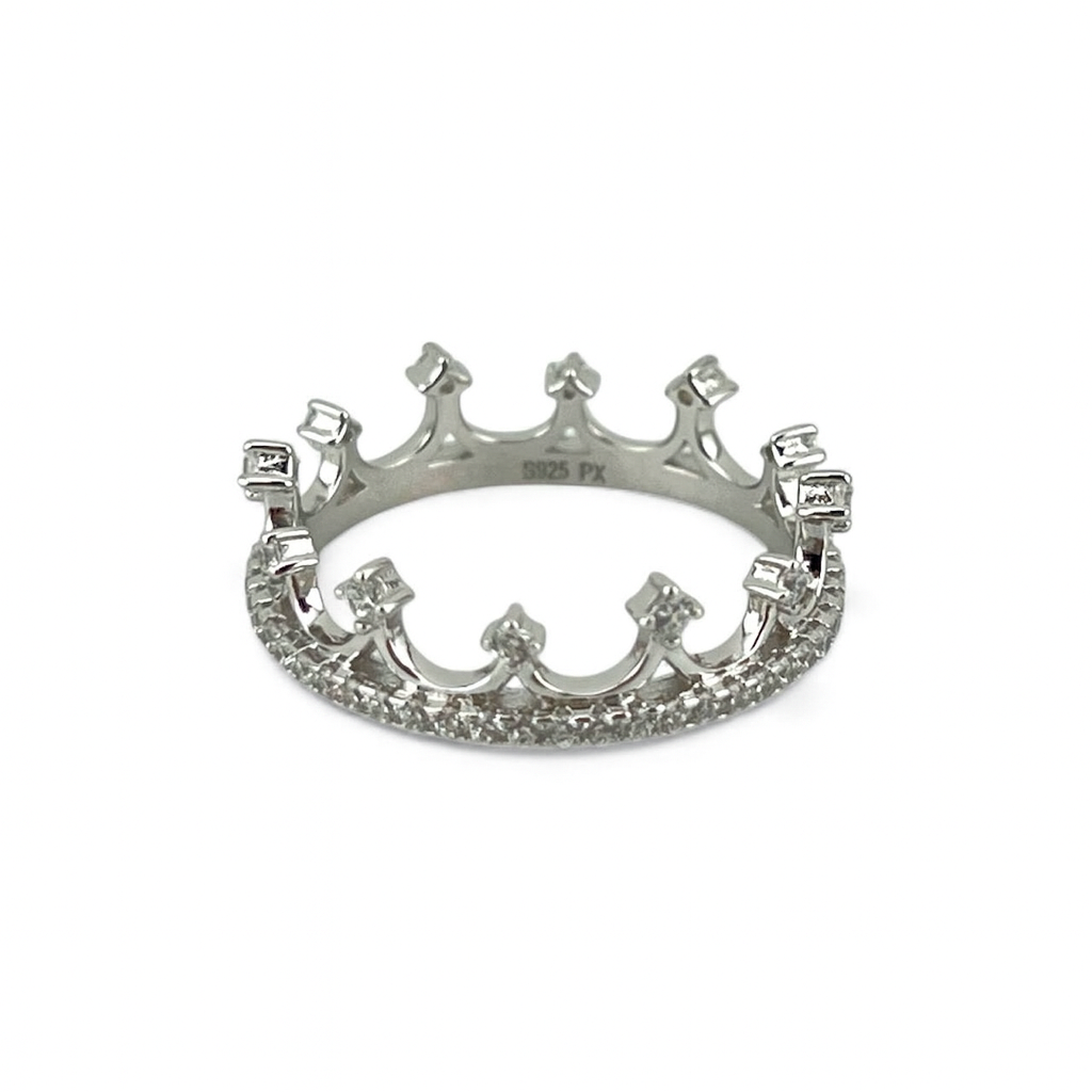 Silver 925 Crown Royal Grace Ring