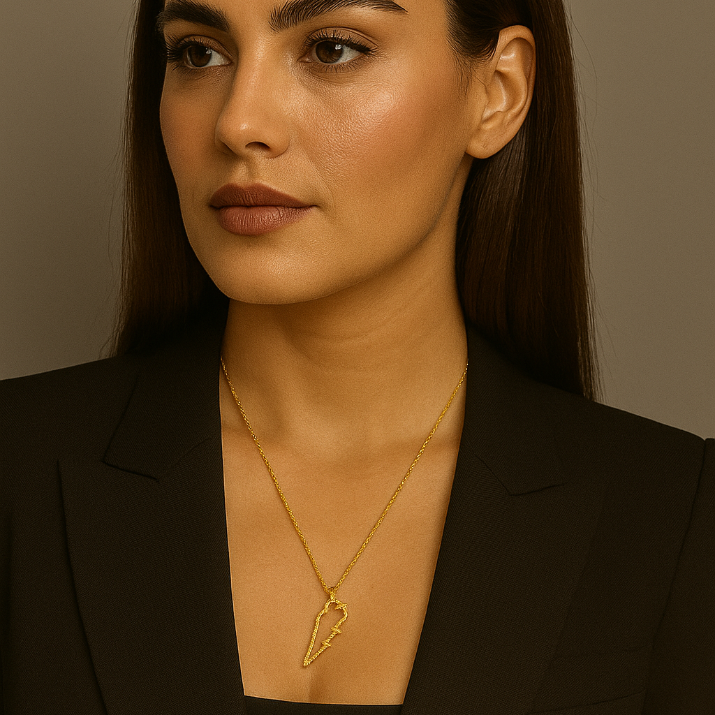 Lebanon Outline Necklace – Crystal Edition
