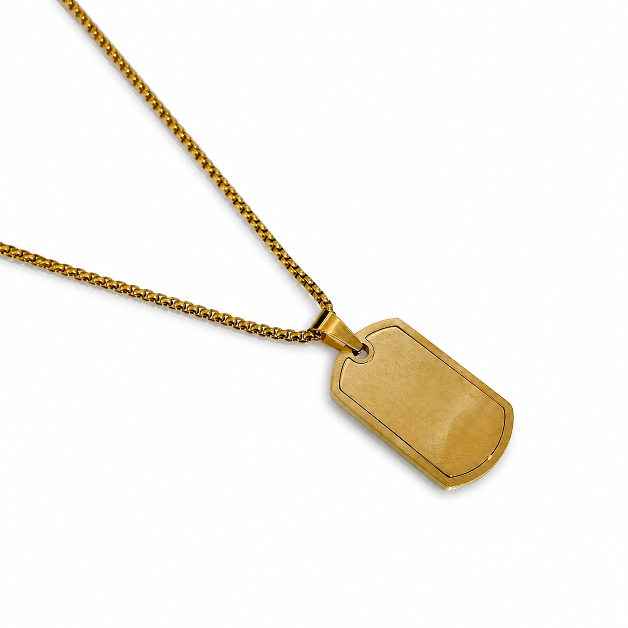 Men’s Tag Necklace –(60 cm)