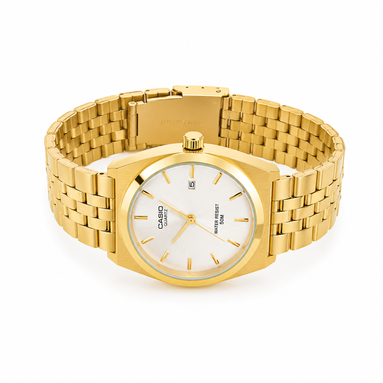 ⌚ Classic Casio Quartz Metal Watch – (man)