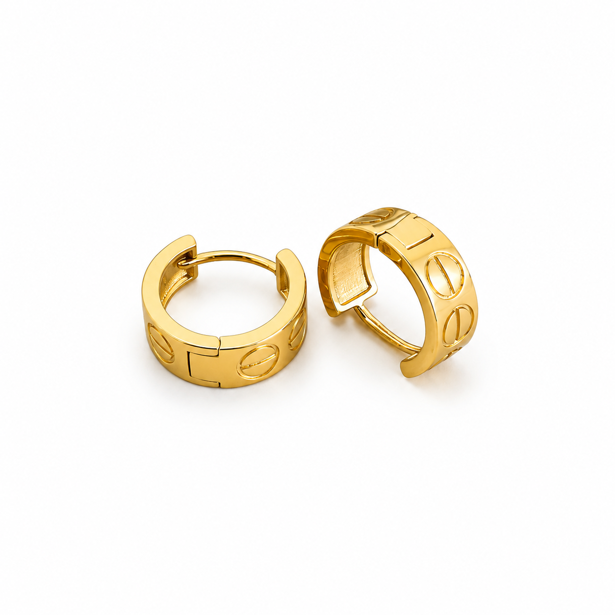cartier Love Huggie Hoop Earrings