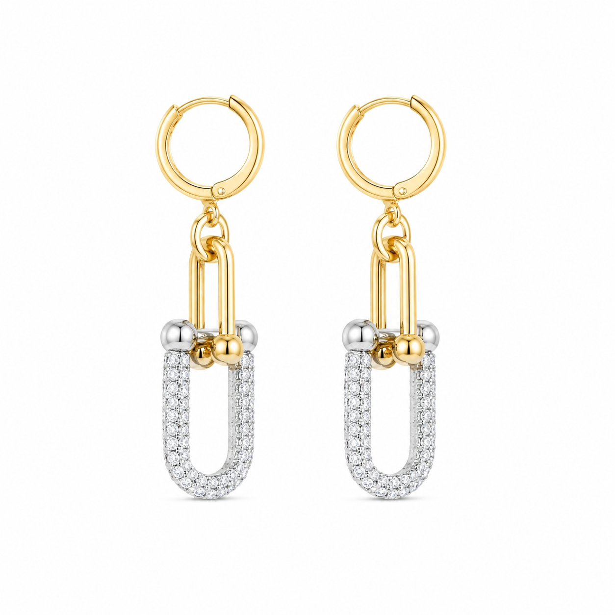 Crystal tiffany Drop Earrings