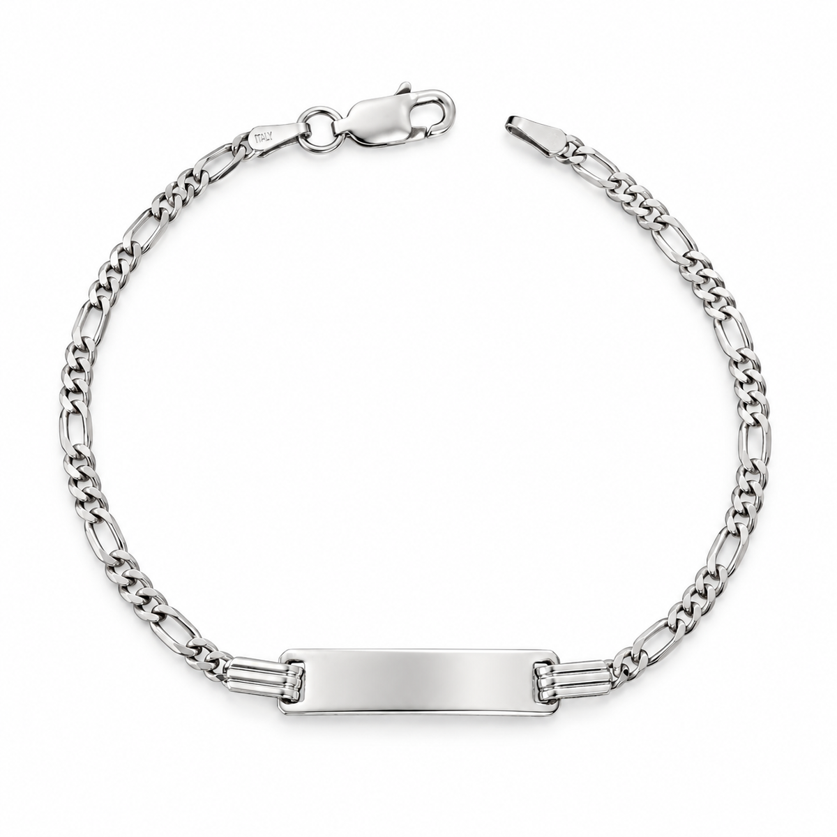 925 Sterling Silver Kids’ ID Bracelet(2.4g)