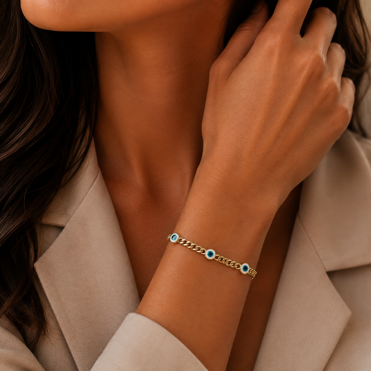 Evil Eye Chain Bracelet