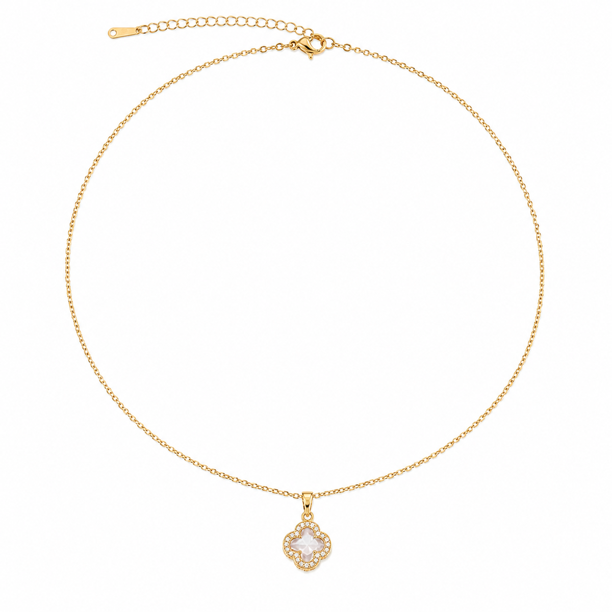 Vintage Royal Charm Necklace – Gold