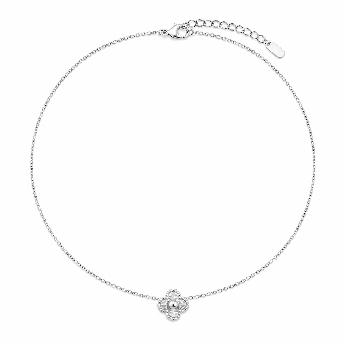 Mini Golden Bloom Clover Necklace