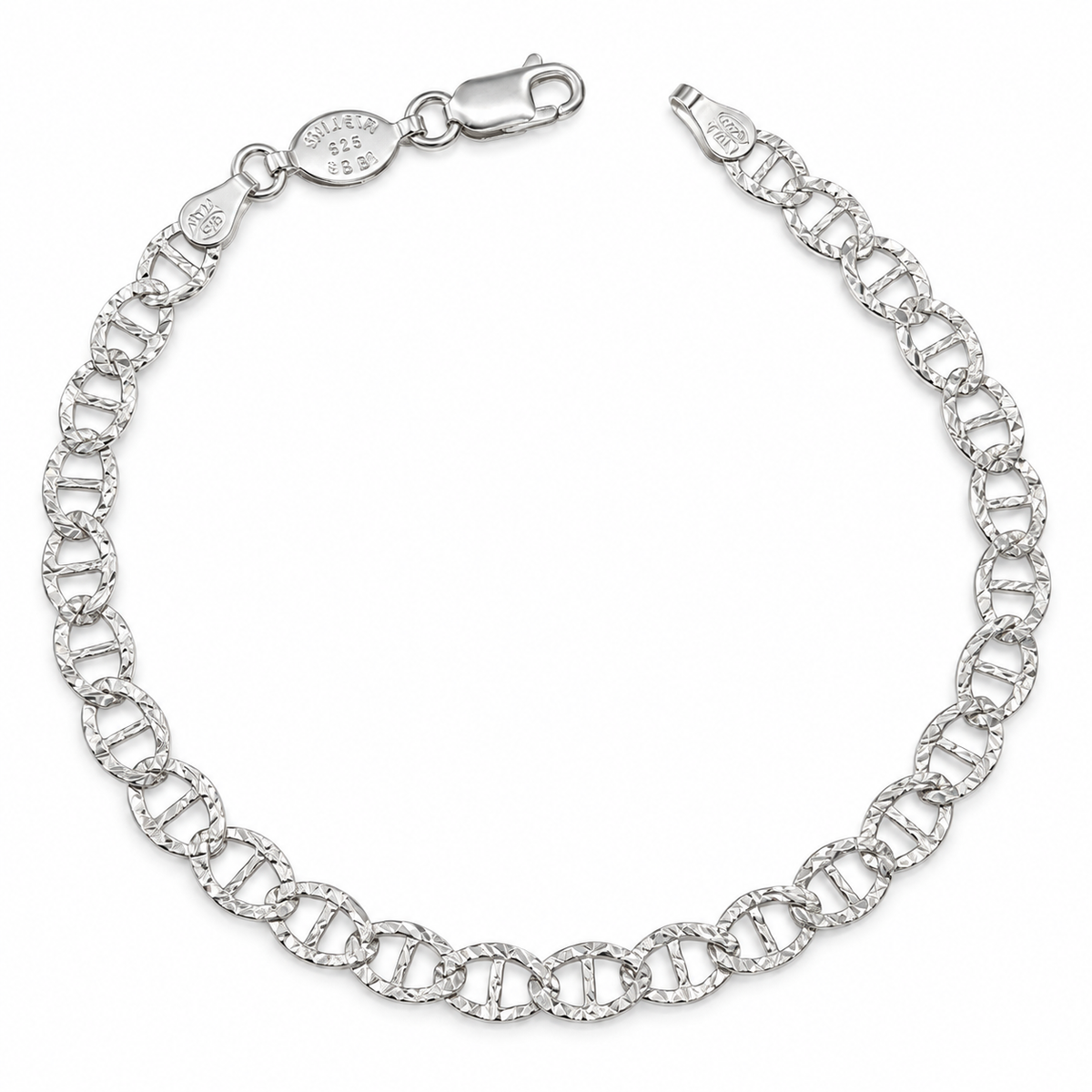 Silver 925 gucci Motif bracelet