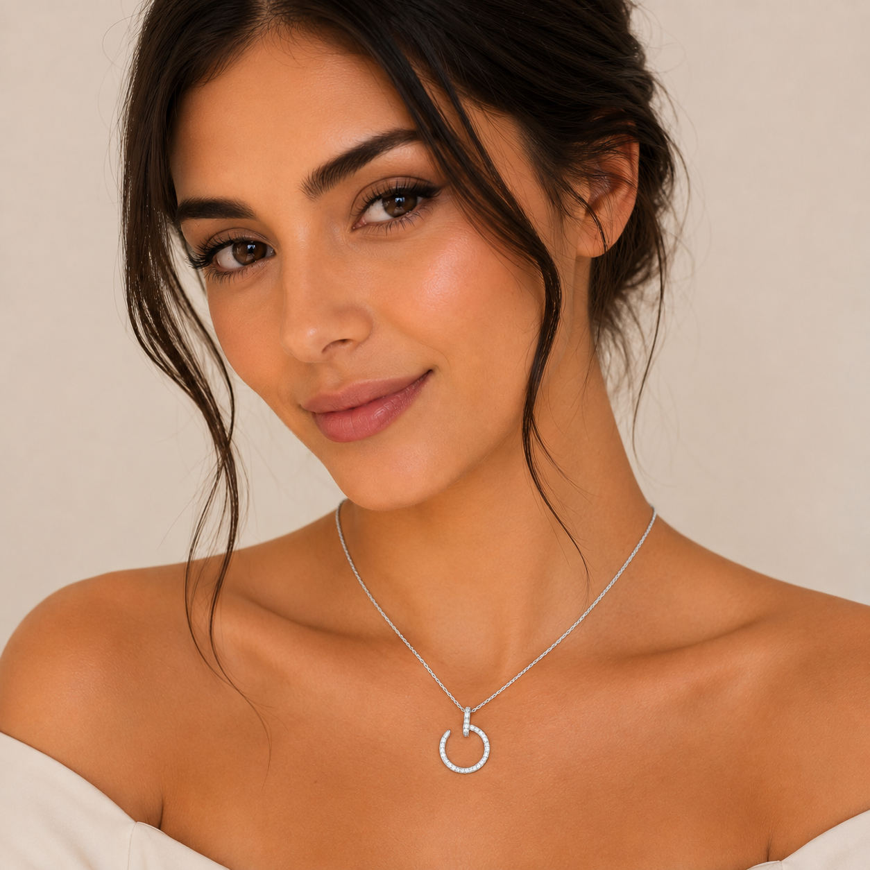 Nail Pendant Necklace