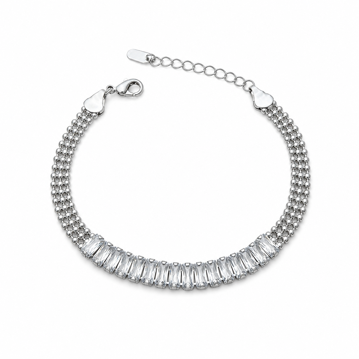 Silver Tennis Bracelet