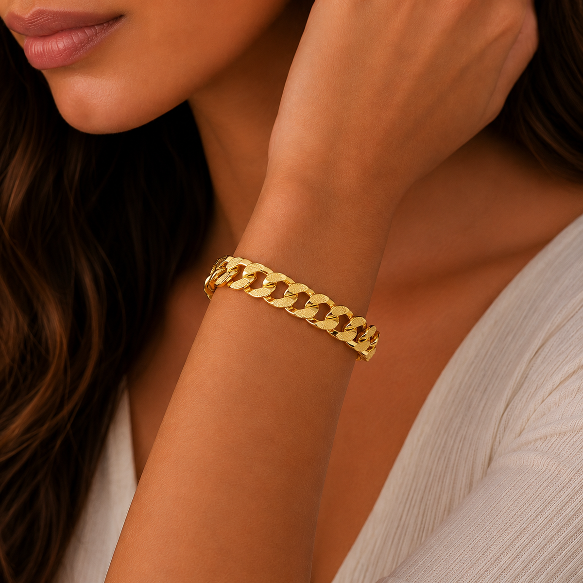 Classic Curb Chain Bracelet mar2oush