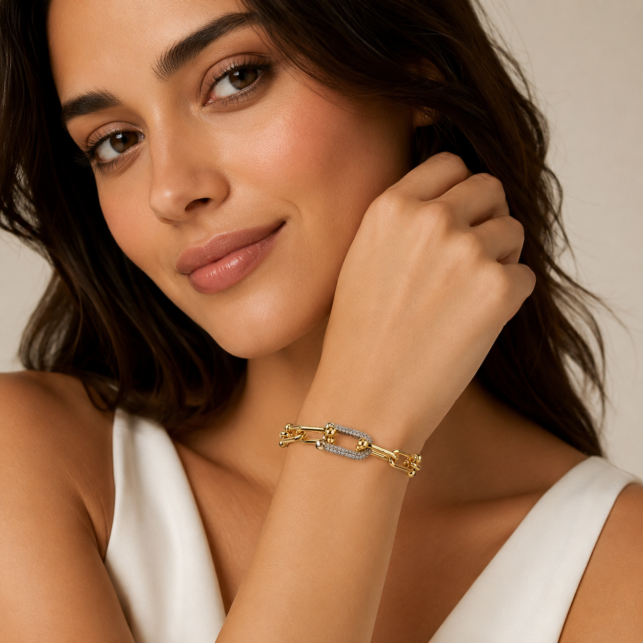 Tiffany-Inspired Link Bracelet