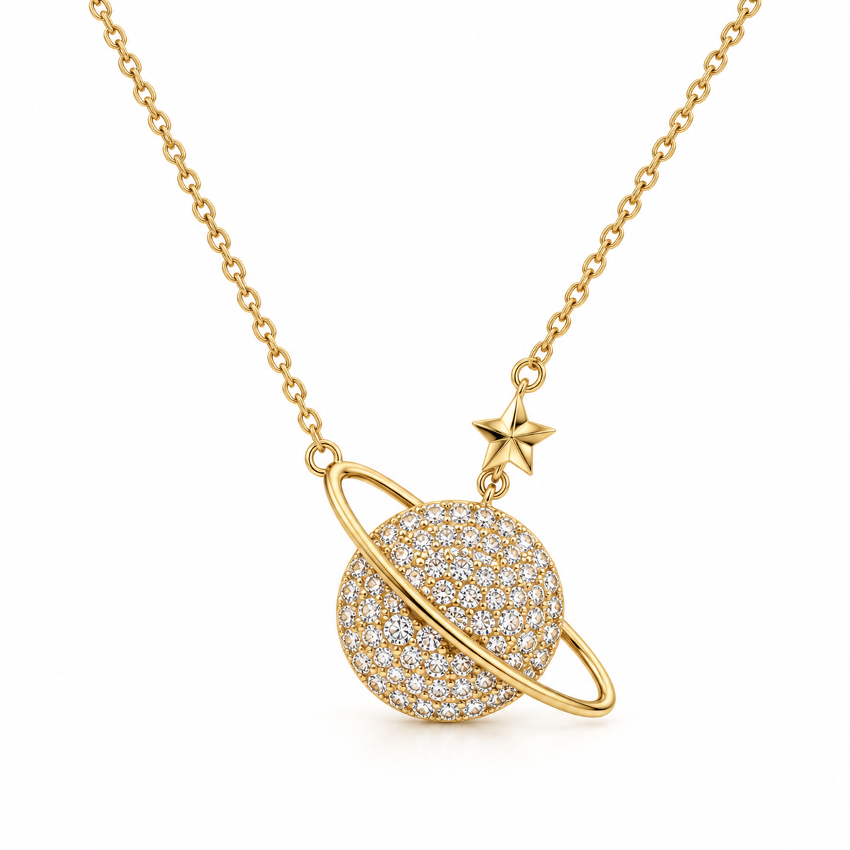 Planet Celestial Orbit Necklace