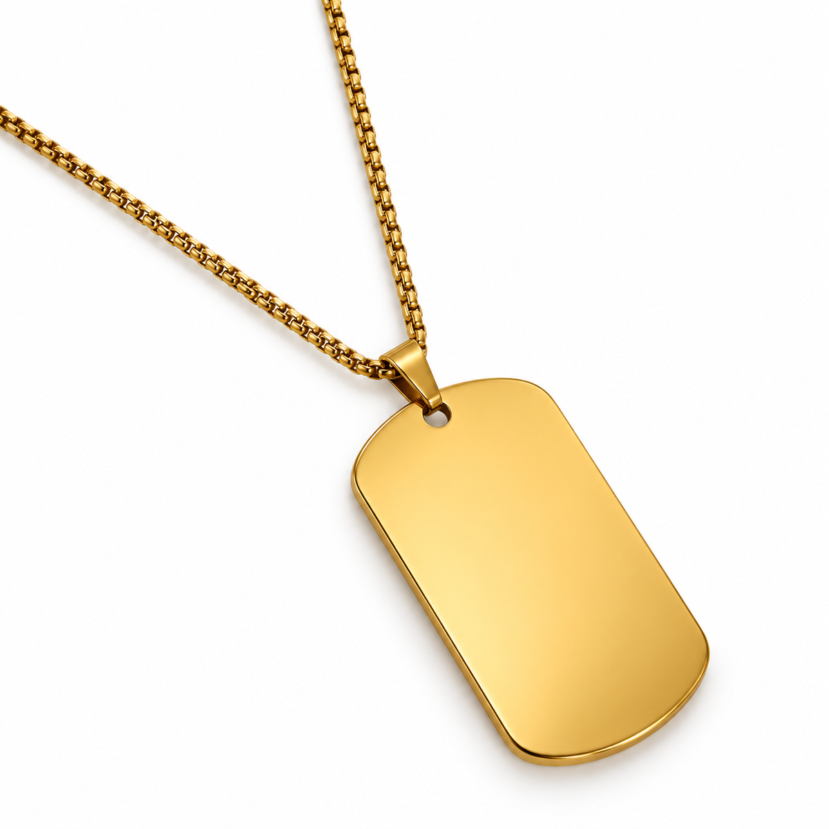 Classic Tag Pendant Necklace (60cm)✨🔗